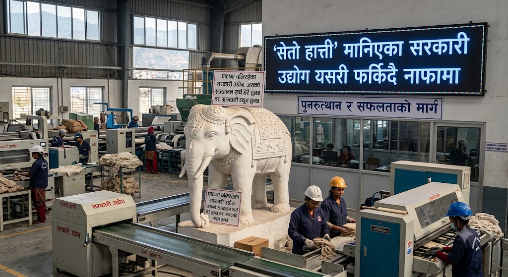 'सेतो हात्ती' मानिएका सरकारी उद्योग यसरी फर्किदै नाफामा